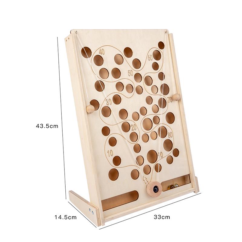 Pirate Marbles Walking Fun Maze Game Children'S Hand-Eye Coordination Balance Training Wooden Marbles Machine Game Kids Gift