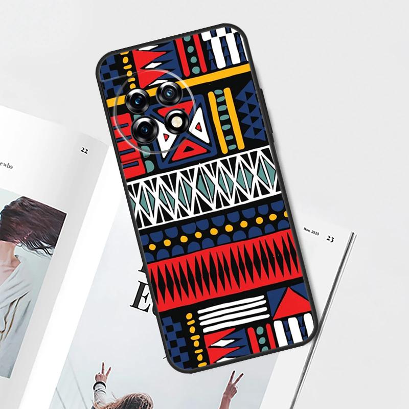 Tribal Aztec Geometric Colour Case For OnePlus Nord CE 5 2 3 4 Lite N30 OnePlus 11 12 13 15 13T 13R 10T 12R 9 10 Pro Cover