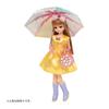 TAKARA TOMY "Licca-chan LG-03 Fun Rainy Day Set" Dress-up Doll Pretend Play Toy, Ages 3 and up, Toy 