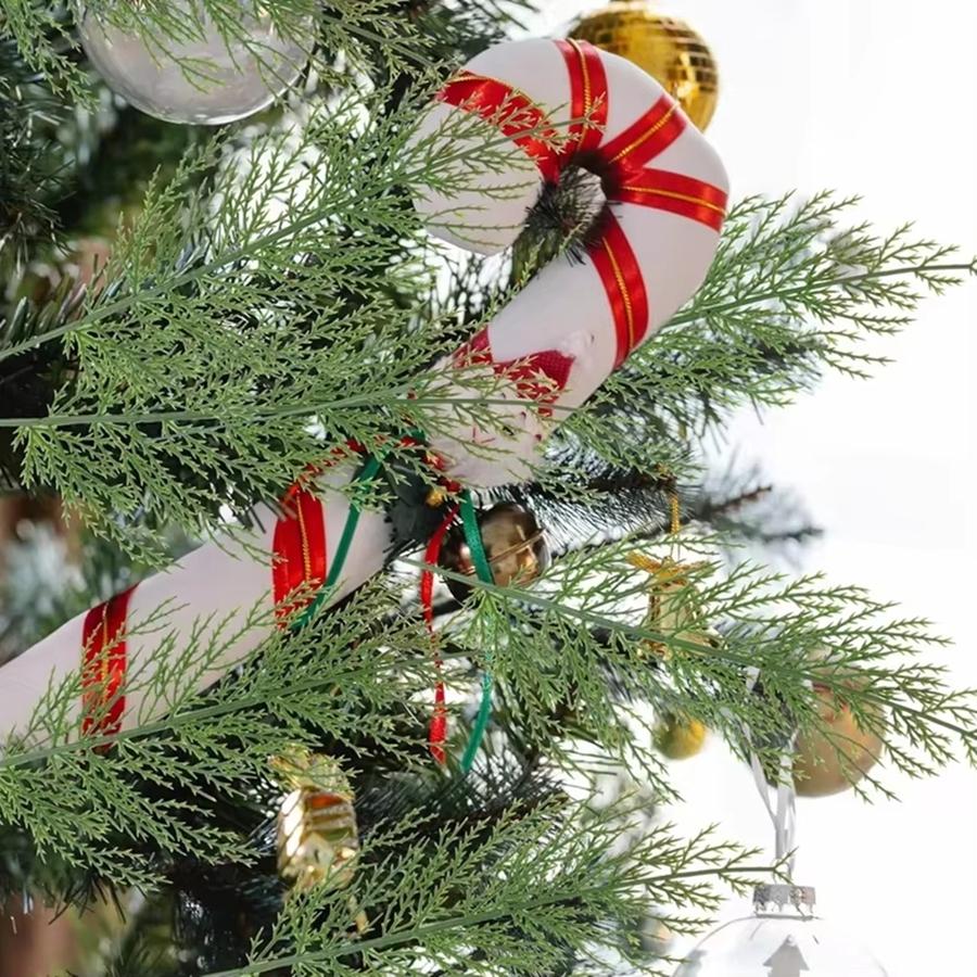 10/20Pcs Artificial Plant Plastic Pine Needle Green Festival Party Decor Home Room Yard Accessory Diy Christmas Tree Table Decor