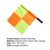 1 Pair Referee Flag Exquisite Easy To Use Stainless Steel Tube Soccer Judge Linesman Flag Football Referee Tool