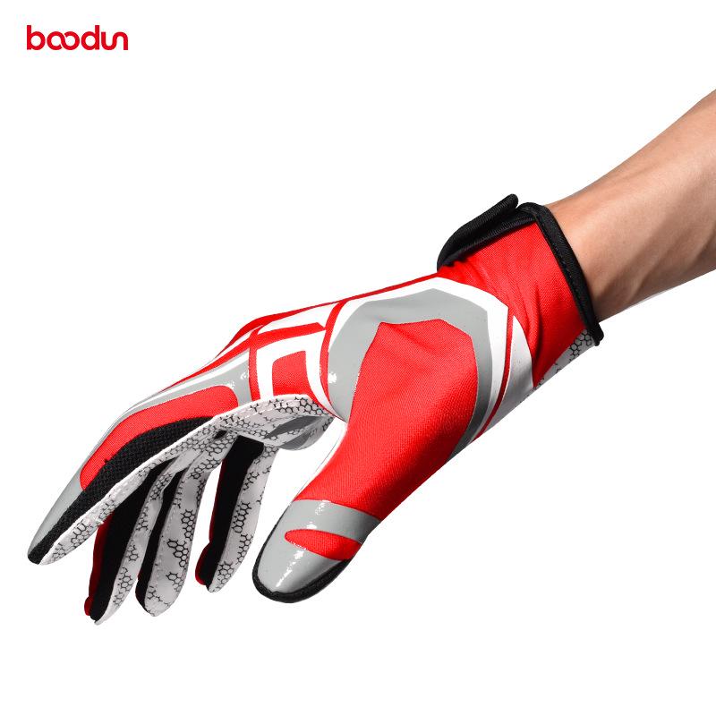 Cross-Border Non-Slip Silicone Full-Finger American Football & Softball Gloves