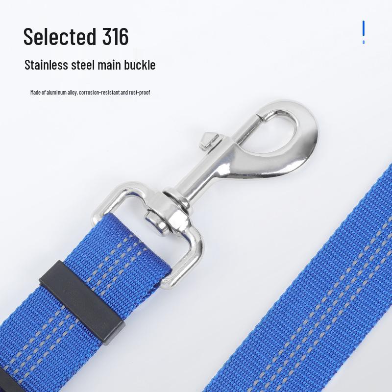Pet Car Safety Belt with Round Ring for Dogs