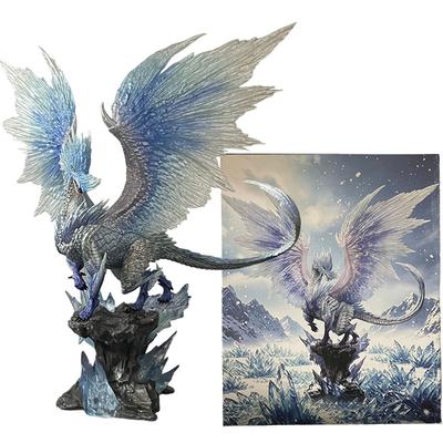 26cm Modelo de Monster Hunter Velkhana Figura de Acción de Manga Estatua GK Adorno Figura de Anime Figura Periférica Figuras Juguetes Regalo