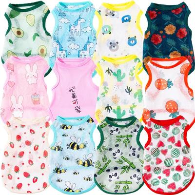 Gilet Estivo per Animali Domestici: Maglietta leggera per la protezione solare per cani di piccola taglia e gatti, perfetta per l'abbigliamento primaverile ed estivo.