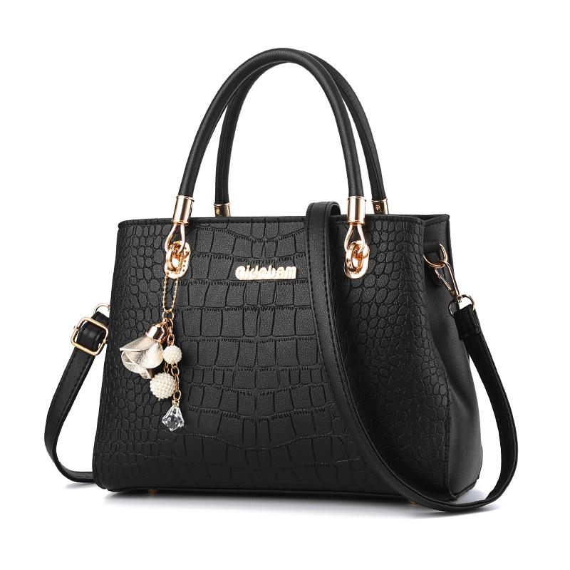 Nová Vysoko kvalitná Dámska Kabelka Mäkká Módna Crossbody Dámska Taška Luxusné Tašky cez Rameno Dámska Dizajnová Tote Vedrová Kabelka