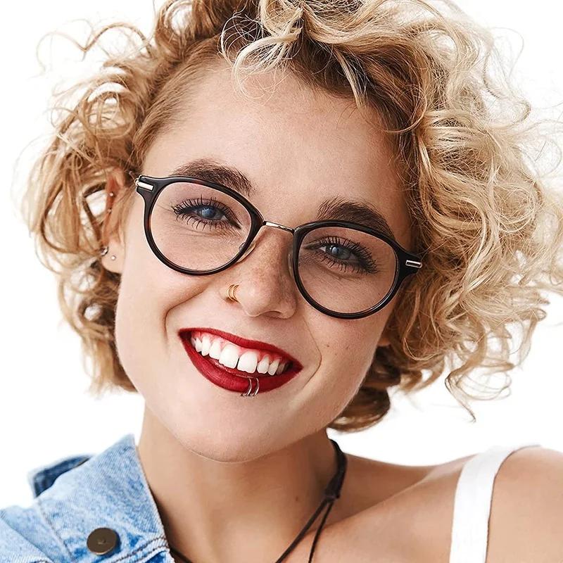 Mode Accessoires Edelstahl Einzeln Gepierctes Spiral Nasenring Einfacher Ohrring Lippe Geschichtet Doppelring Nasenring Hoop Geschenke