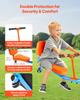VEVOR Kids Seesaw, 136 Kg Load Capacity, Sit and Spin Teeter Totter with Easy-Grip Handles, Kids Outdoor Playground Equipment, Outside Toys