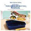 4-Compartment Stainless Steel Lunch Box with Portable Insulated Soup Cup, Microwaveable Bento Box for Office Workers.