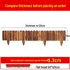 Flexible Garden Arc Wood Fence: Decorative, Anti-Corrosion Courtyard Barrier