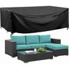 250x170x110cm Tuinmeubelhoes, Oxford Stof Waterdichte Buitenmeubelhoes, Beschermhoes voor Meubels Tafelhoes