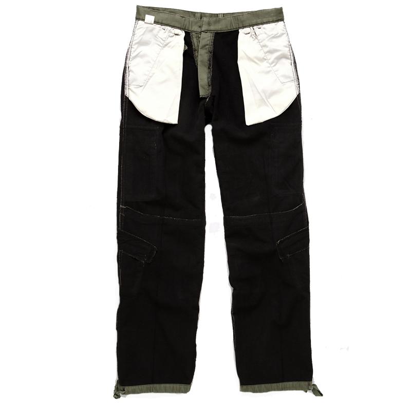Men's Winter Thick Warm Cargo Pants Casual Fleece Pockets Plus Velvet Trouser Fashion Loose Baggy Jogger Worker Male Pants Plus Size 40 No Belt