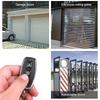 10ST 433MHZ Fjärrkontroll 2-kanals EV1527 Sändare Momentan Läge Självlåsande Switch Relä Interlock Garageport Nyckelring