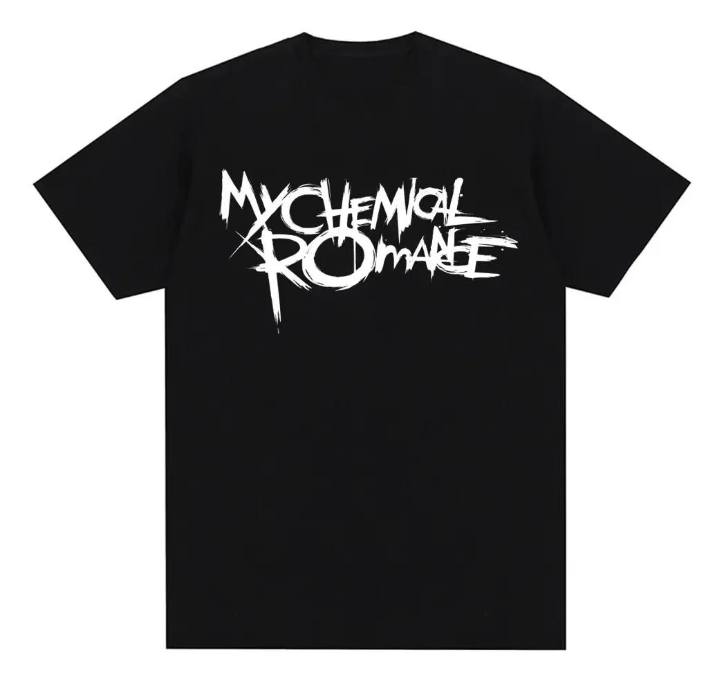 

My Chemical Romance Mcr Band Graphic Print Summer Autumn Winter Men s and Women s Short Sleeved T-shirt Casual Loose Outdoor 4XL