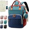 Multifunctional Diaper Bag Backpack Baby Bag, Baby Girl Boy Diaper Bag for Dad Mom , Large Capacity Nursing Diaper Bag