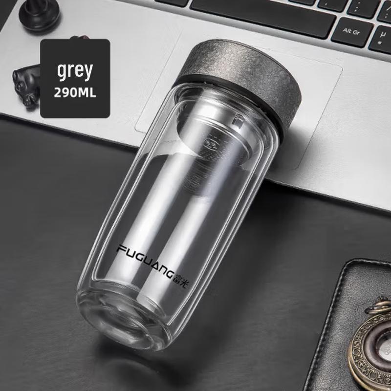 FUGUANG Yiqing Double-Layer Glass Tea Infuser Bottle
