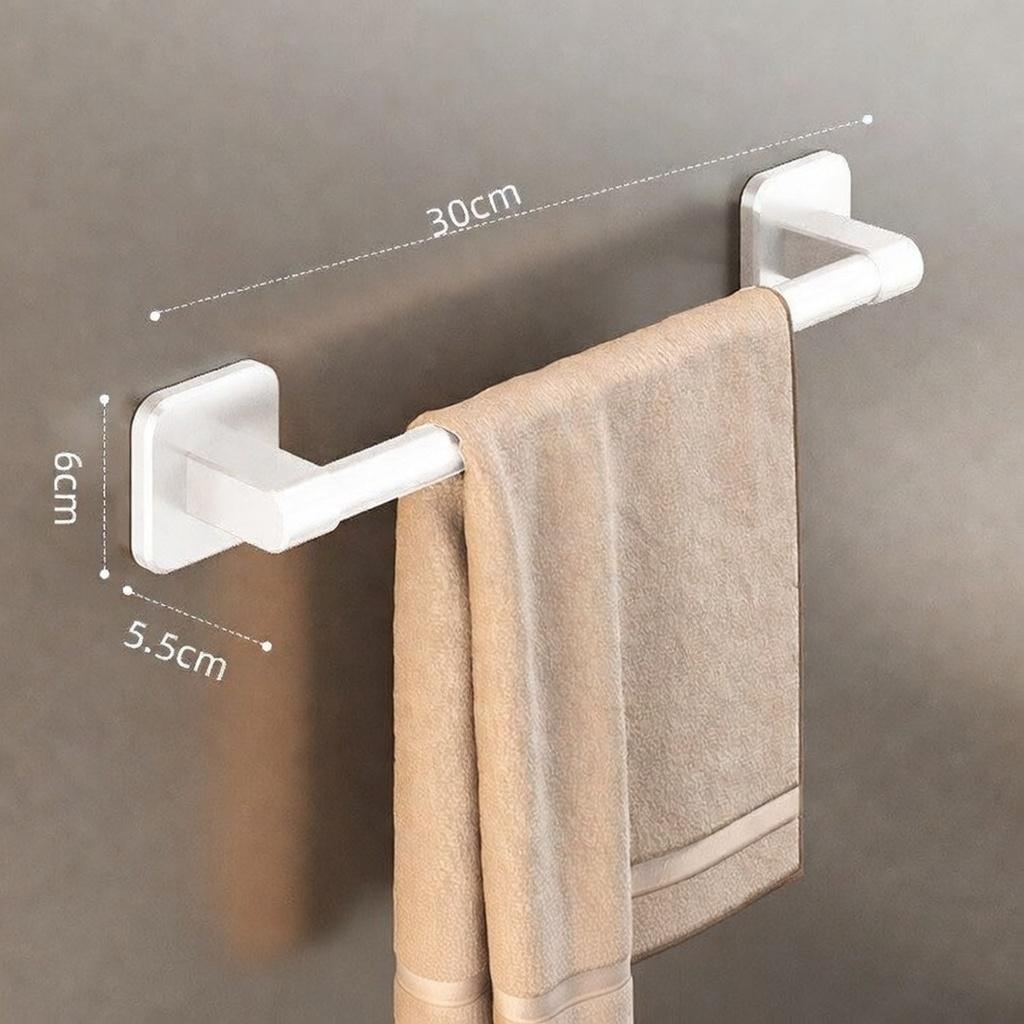 

30-50cm Bathroom Towel Bar Towel Racks for Bathroom Wall Mounted Heavy Duty Hand Towel Holder Organizer Home Decor Towel Rod