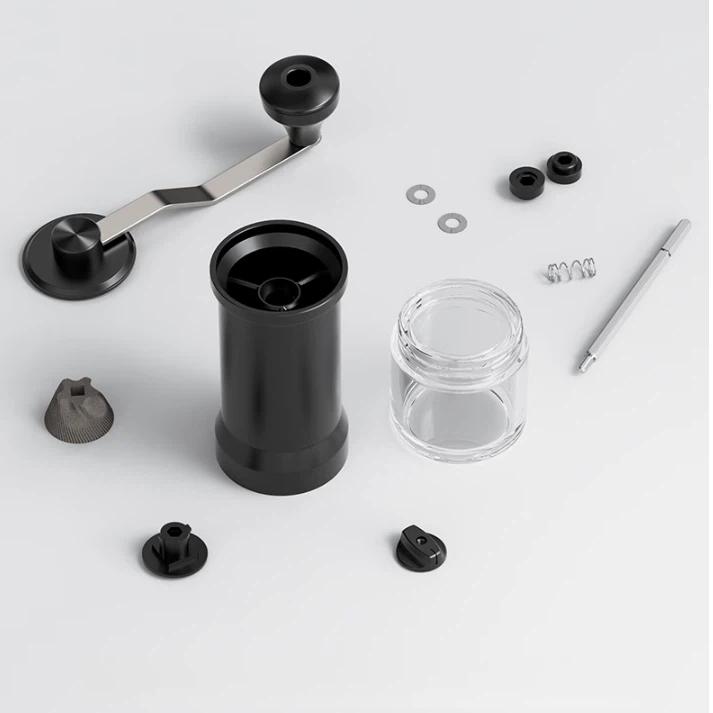 CLITON Hand-Crank Coffee Grinder, Portable Manual Coffee Grinder, Automatic Grinding Machine for Coffee Beans