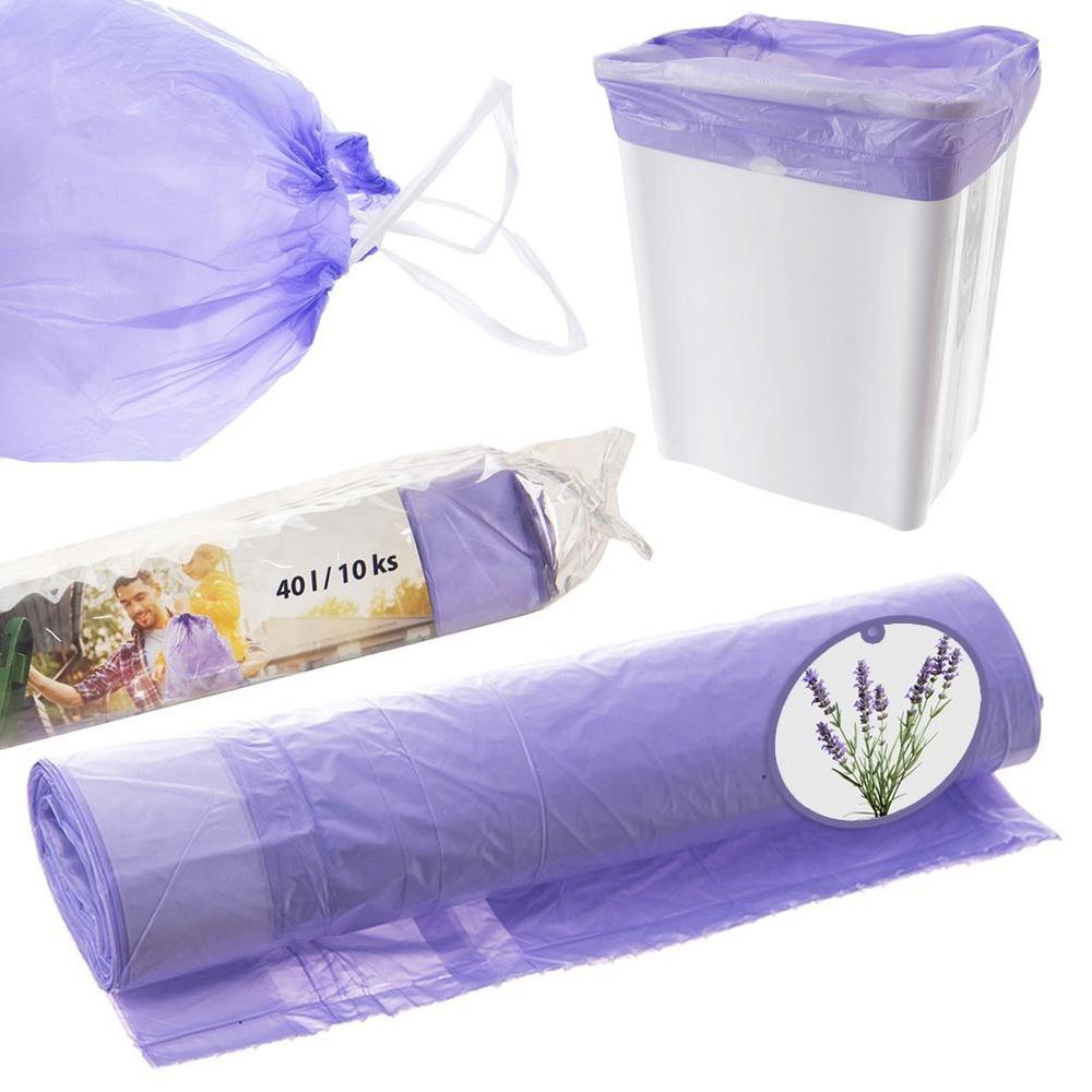 Lavendelduftende Müllsäcke 40 l 10 Stück.
