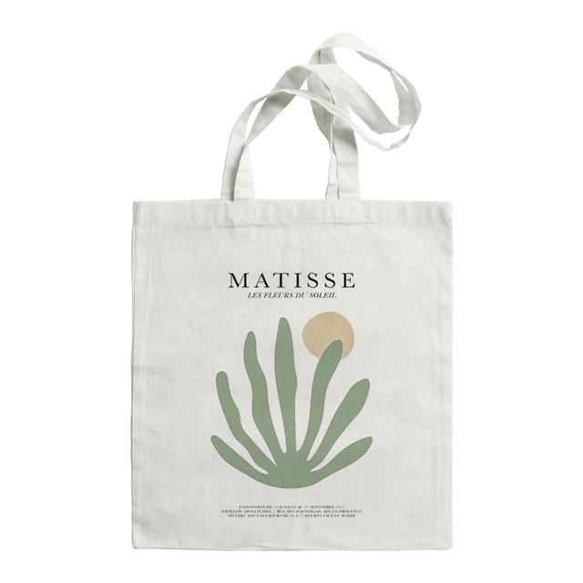 Matisse Sommer Große Kapazität Lässige Damen Canvas Cartoon Kunst Druck Umhängetasche Mode Harajuku Neue Buchstaben Schultertaschen
