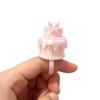 3D Simulation Cake Cake Ring Candle Holder Silk Finish Mini Cake Candle Ring  Birthday Party Decor