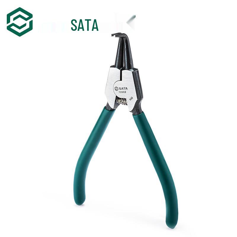 SATA 72002 Internal Bent Snap Ring Pliers 7 inch