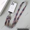 Adjustable Ethnic Style Crossbody Phone Lanyard for Travel & Mountaineering
