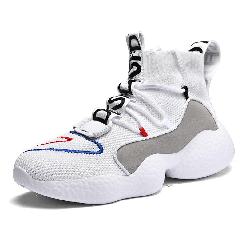 Fashion Spring New Men Running Shoes Non Slip Fashion Sneakers Breathable Mesh Soft Sole Casual Athletic Walking Shoes Large Size 39-48