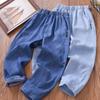 Boys' Summer Tencel Jeans – Mosquito Repellent, Ice Silk, Straight Leg Pants for Kids (2026 Trend)