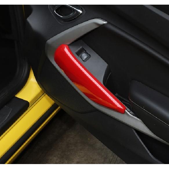 Red Interior Door Panel Trim Decor Cover For Chevrolet Camaro 2016+ Accessories