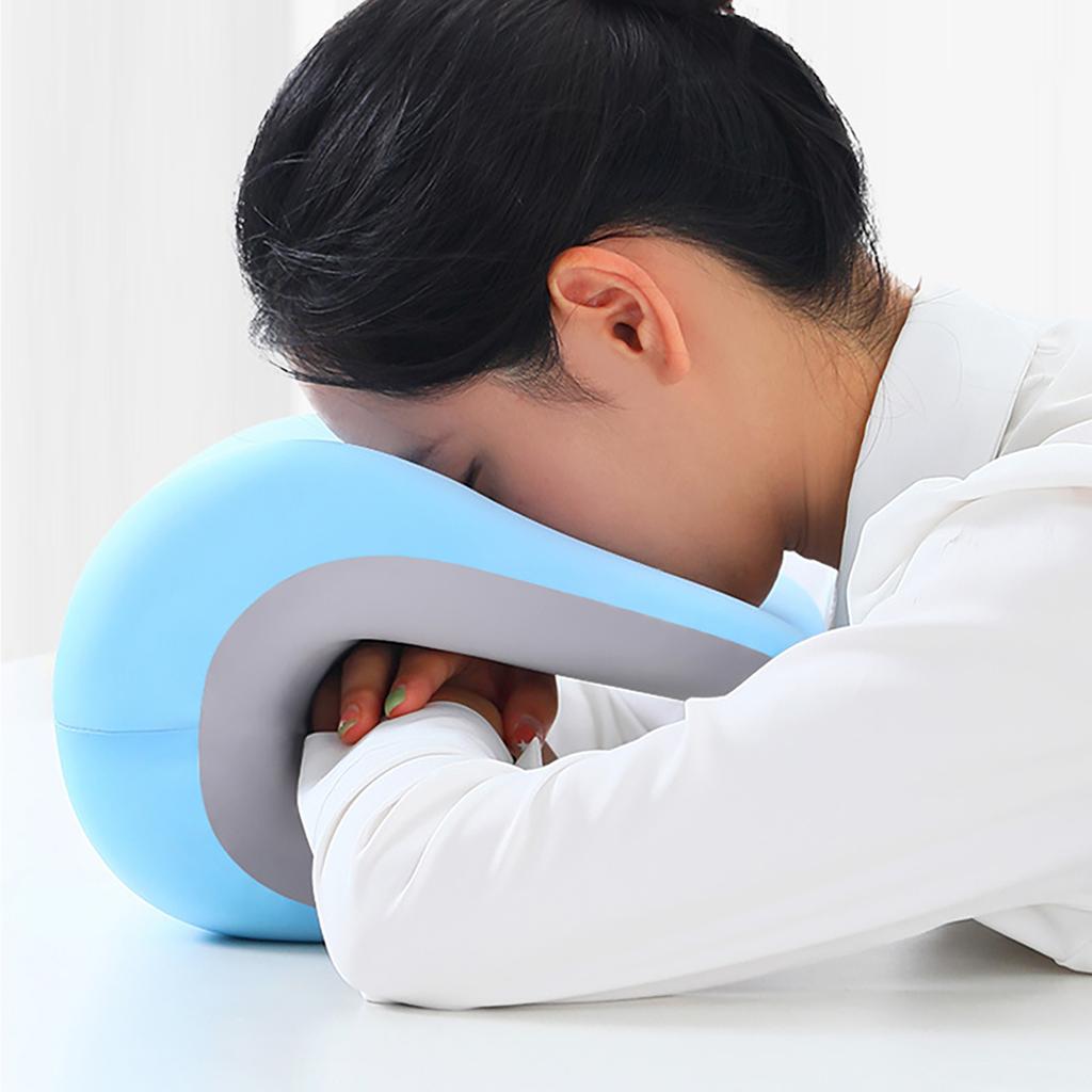 Comfortable Neck Support Cushion Memory Foam Pillow for Office Napping and Travel Relaxation