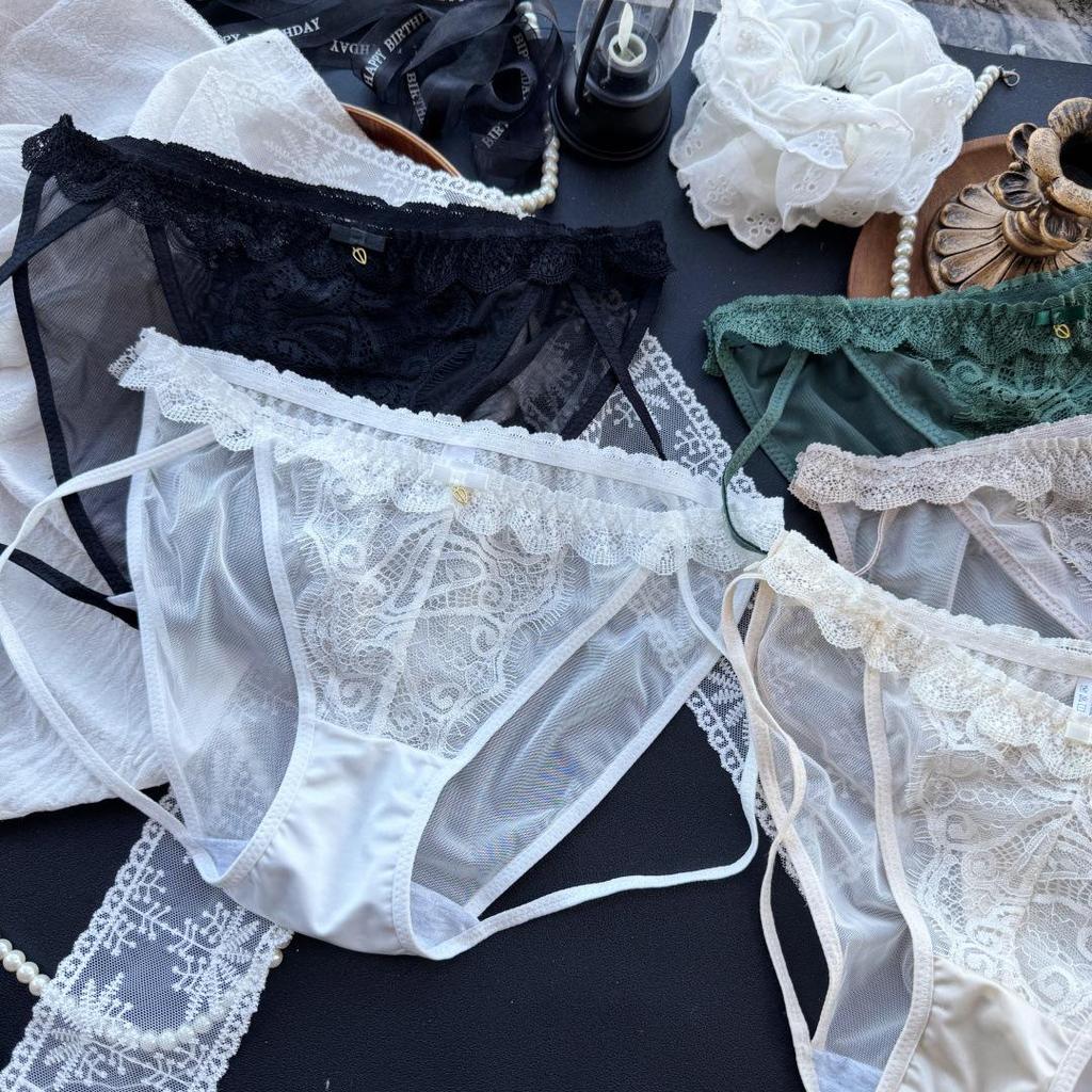 Clearance Ice Silk Lace Low-Rise Women's Panties
