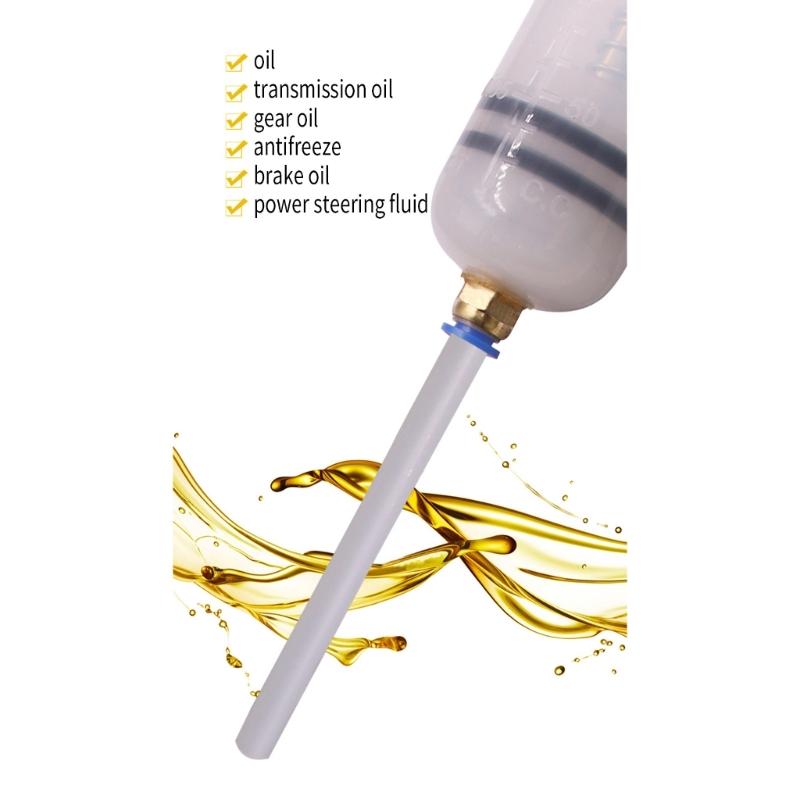 Efficient Oil Suction Syringe Extract Transfer Fluid Extractor Filling Syringe Pump Manual Suction Vacuum Fuel Transfer