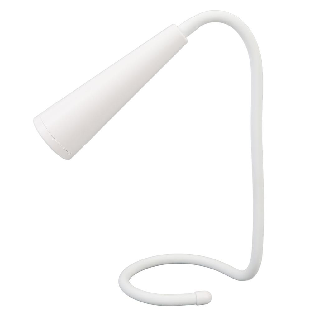 LED Gooseneck Light 3 Color Modes Rechargeable Stepless Dimming 1200mAh Battery USB Reading Lamp