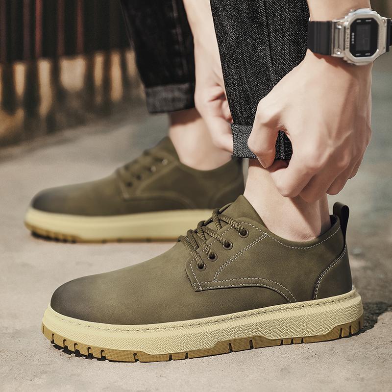 Fashion Casual thick soled men's shoes Retro versatile design style Leisure Outdoor Business Party Daily office outdoor quality shoes