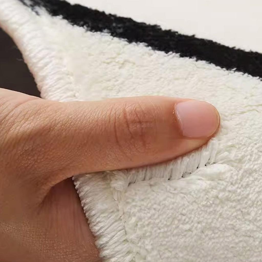 Black Gamepad Bathroom Mat Soft Absorbent Non Slip Rug for Bedroom or Floor Cozy Faux Cashmere Non Slip Washable Mat