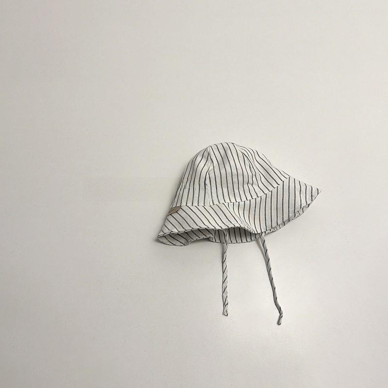 Baby Summer Fisherman Hat With Wide Brim And Breathable Cotton For Sun Protection