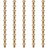 50Pcs Round Hex Socket Screw Copper Fastener Hardware Tools Industrial Supplies M5M5x10mm