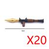 Military Building Blocks Solider Figures Weapons RPG Equipment  Vest Equipment Accessories Bomb Disposal Suit Samurai Sword MOC