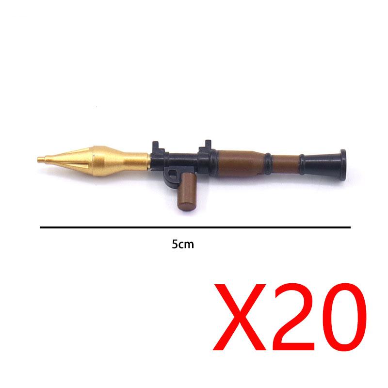 Military Building Blocks Solider Figures Weapons RPG Equipment Vest Equipment Accessories Bomb Disposal Suit Samurai Sword MOC