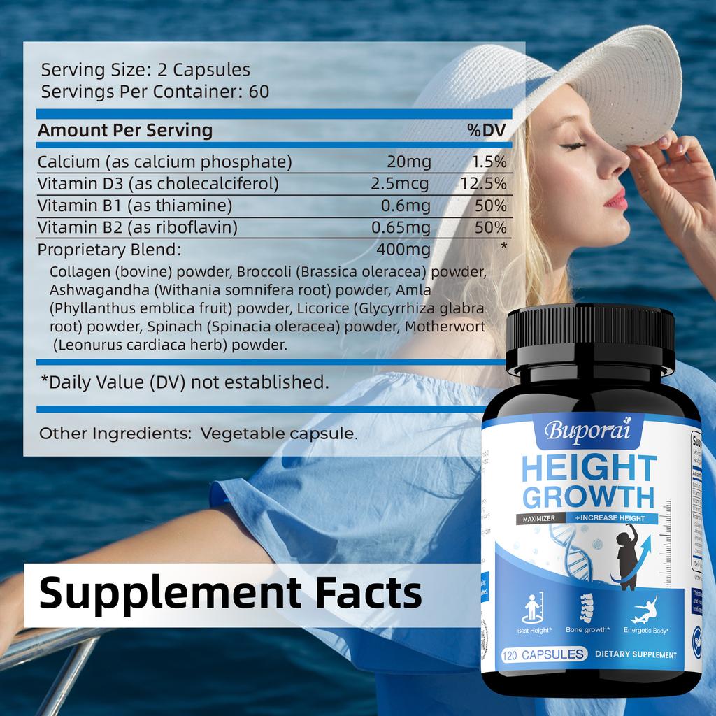 Contains a Mixture of Calcium, Vitamin B1, and Vitamin B2 To Support Bone Health. A Vegetarian Capsule Suitable for Adults.