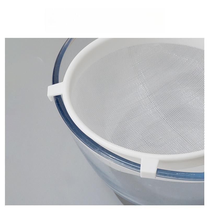 Ultra Fine Mesh Strainer With Handle Plastic Colander Food Juice Strainer Yogurt Mesh Sieve Mini Separation Net For Kitchen