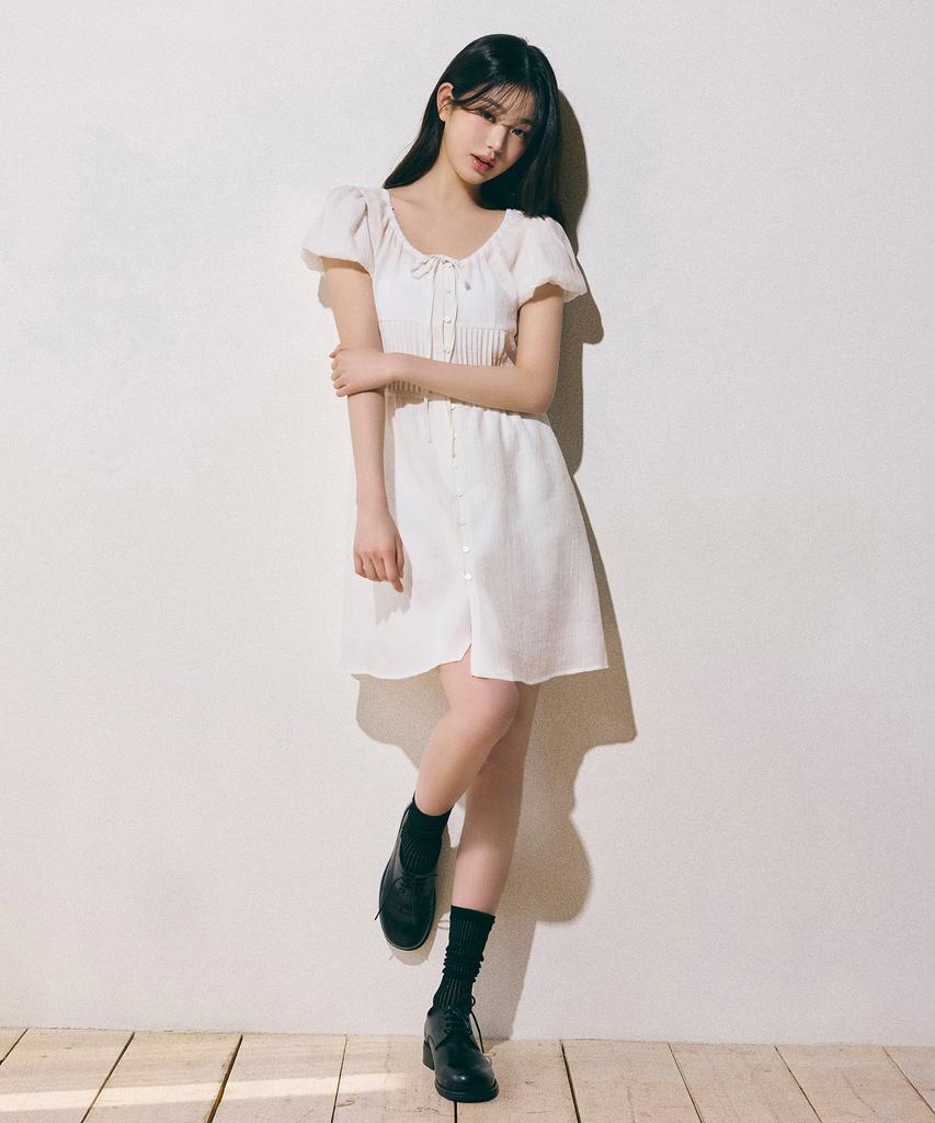Lora Lora Ribbon Lace Mini Onepiece White