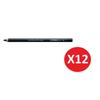 Charcoal Pencil - LYRA - L2055905 - 2B - Pack of 12 Pieces - Charcoal &; Graphite - Black