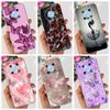 For Huawei Nova Y61 Y70 4G Y70 Plus Y91 Y90 Phone Case Rose Flower Butterfly Stylish Fashion Soft Clear Silicone Back Cover