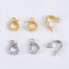 18K Gold Plated Bails Pendants Copper Charms Clasps Connector Jewelry Making Supplies Hinged Necklace Enhancer Jewelry Findings