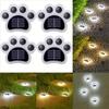 1pc Solar cat claw buried light outdoor waterproof outdoor courtyard garden layout Villa small yard decoration lawn light