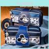 Mickey Mouse Multi Compartment Pencil Case With Pu And Polyester For Students And Office Use