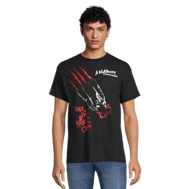 Nightmare On Elm Street Mens Ready Or Not Here I Come! Black Shirt New M 3XL XL