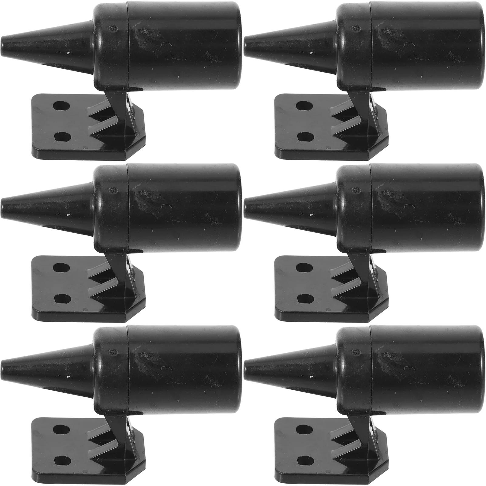 6Pcs Deer Warning Whistles Device Portable Deer Repelling Whistles Mini Car Safety Deer Whistle Weather-Resistant Animal Alert чёрный
